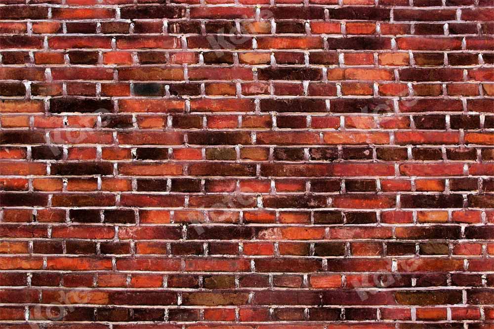 Kate Vintage Backsteinmauer Hintergrund Rot von Chain Photography - Kate Backdrop.de