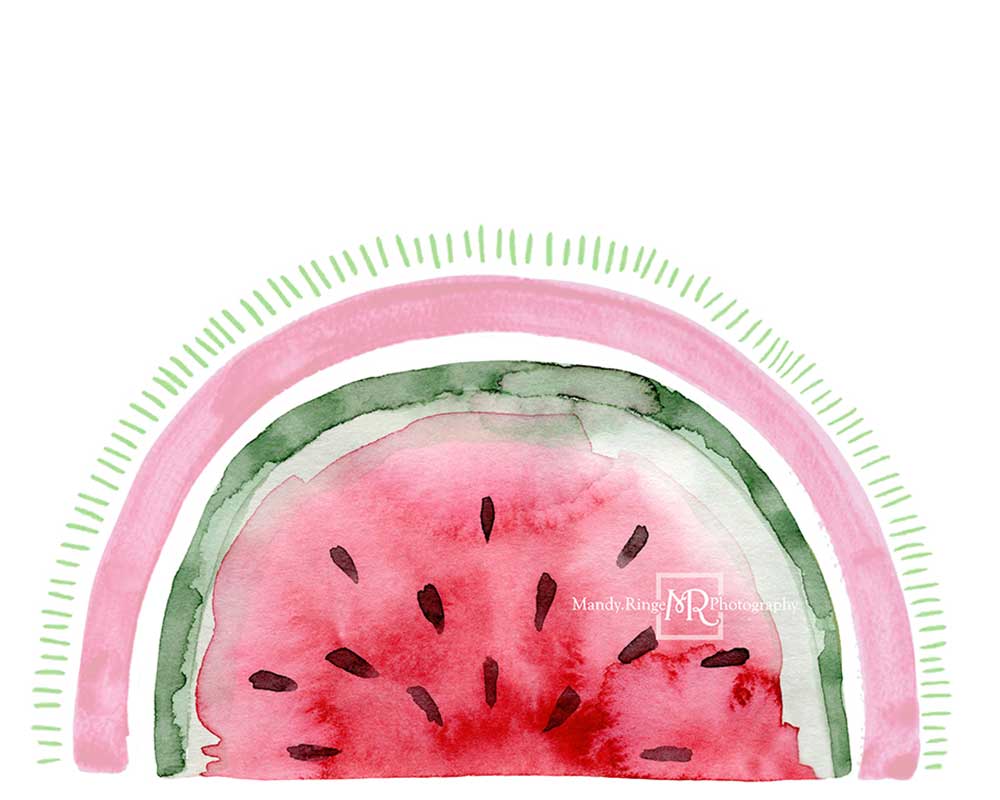 Kate Wassermelone Regenbogen Geburtstag Hintergrund von Mandy Ringe Photography - Kate Backdrop.de