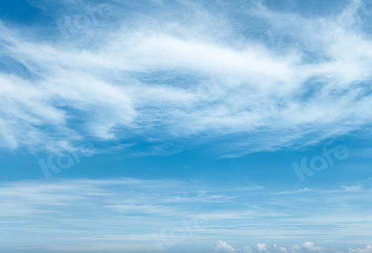 Kate Landschaft Sommer blauer Himmel weiße Wolken Hintergrund von Kate - Kate Backdrop.de
