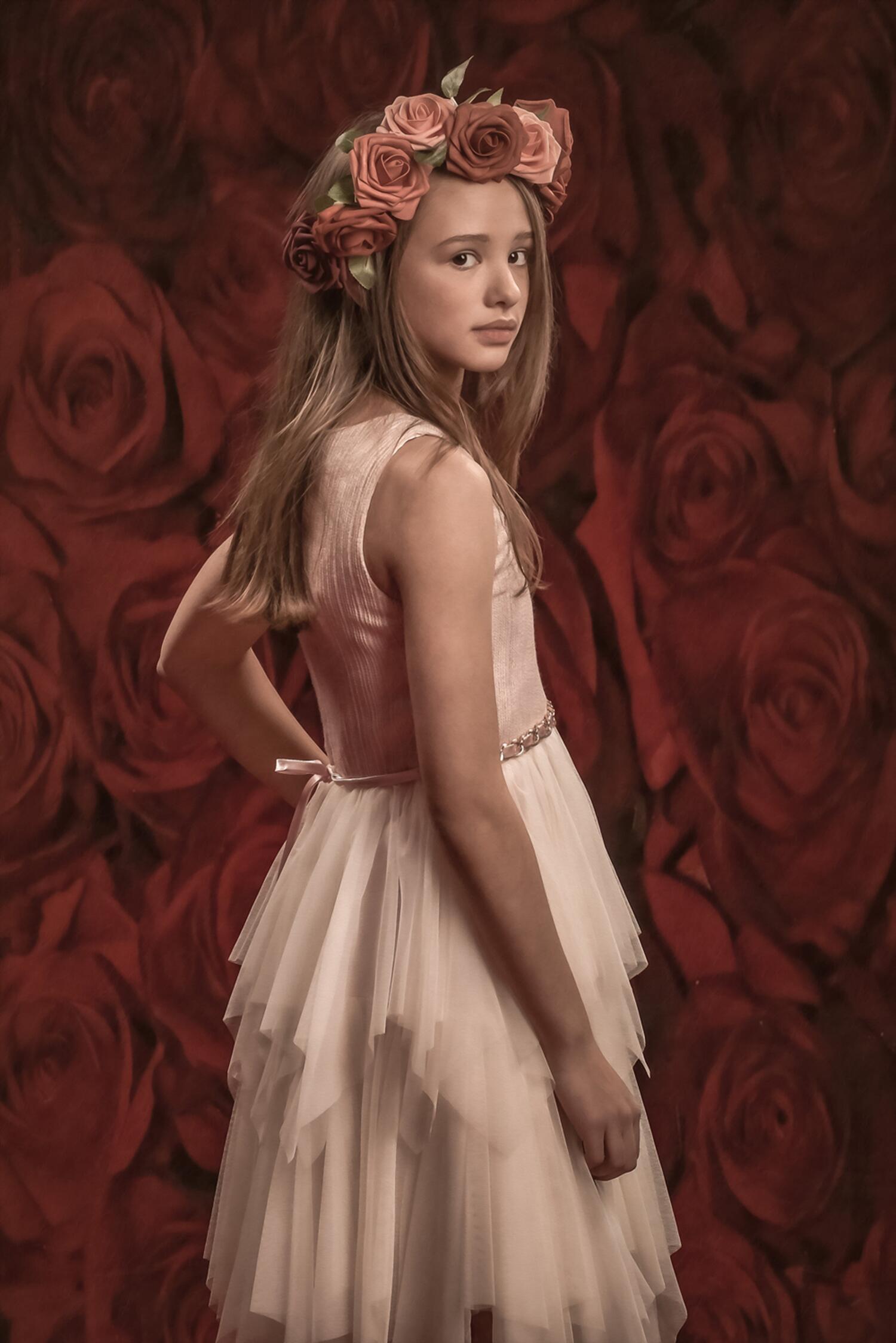 Kate Red Roses Valentinstag Blumen Fotografie Hintergrund - Kate Backdrop.de
