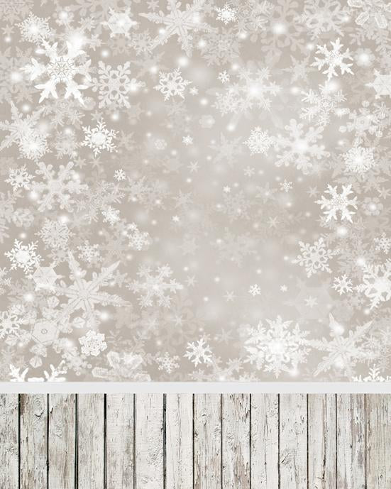 Katebackdrop:Kate Sliver star snowflake Background Children Holiday Christmas Photography Backdrop