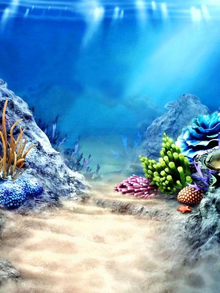 Katebackdrop:Kate the underwater world Water Backdrop Newborn/Children