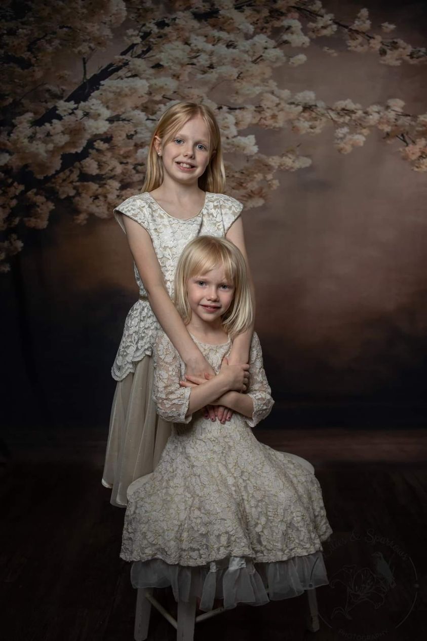 Kate Abstrakt Hintergrund Mit Blumen für Fotografie - Kate Backdrop.de