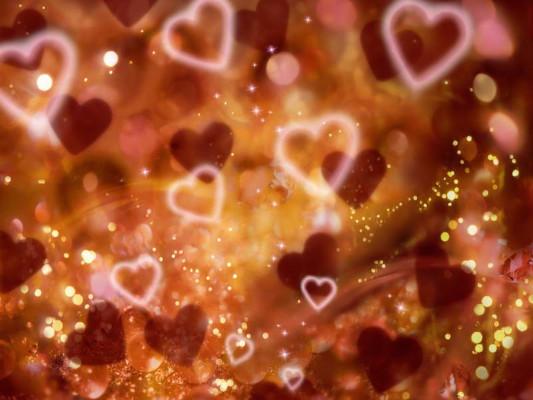 Katebackdrop:Kate Valentine'S Day Golden Heart Photography Backdrops