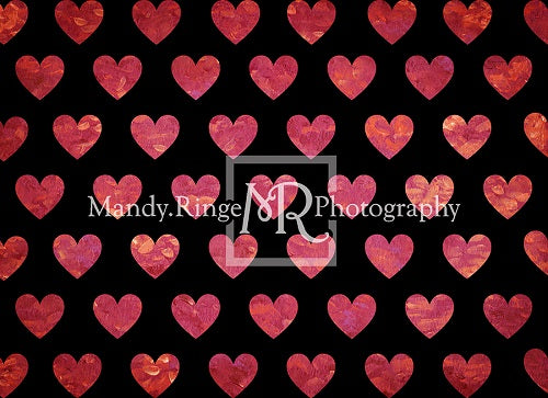 Kate gemaltes Herzmuster Liebe hintergrund für Fotografie Entworfen durch Mandy Ringe Photography - Kate Backdrop.de
