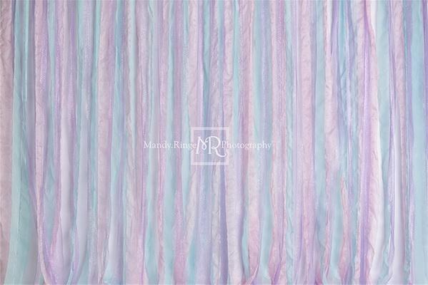 Kate Zuckerwatte Pastellband Hintergrund Entworfen von Mandy Ringe Photography - Kate Backdrop.de