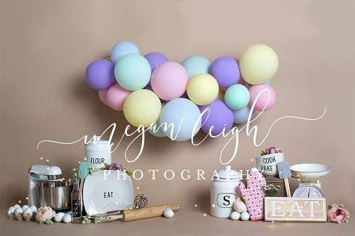Katebackdrop£ºKate Birthday Cake Smash Baker Children Backdrop Designed by Megan Leigh Photography