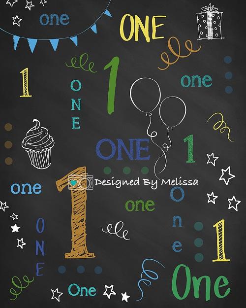 Kate Kreide-Geburtstagshintergrund von Melissa King - Kate Backdrop.de