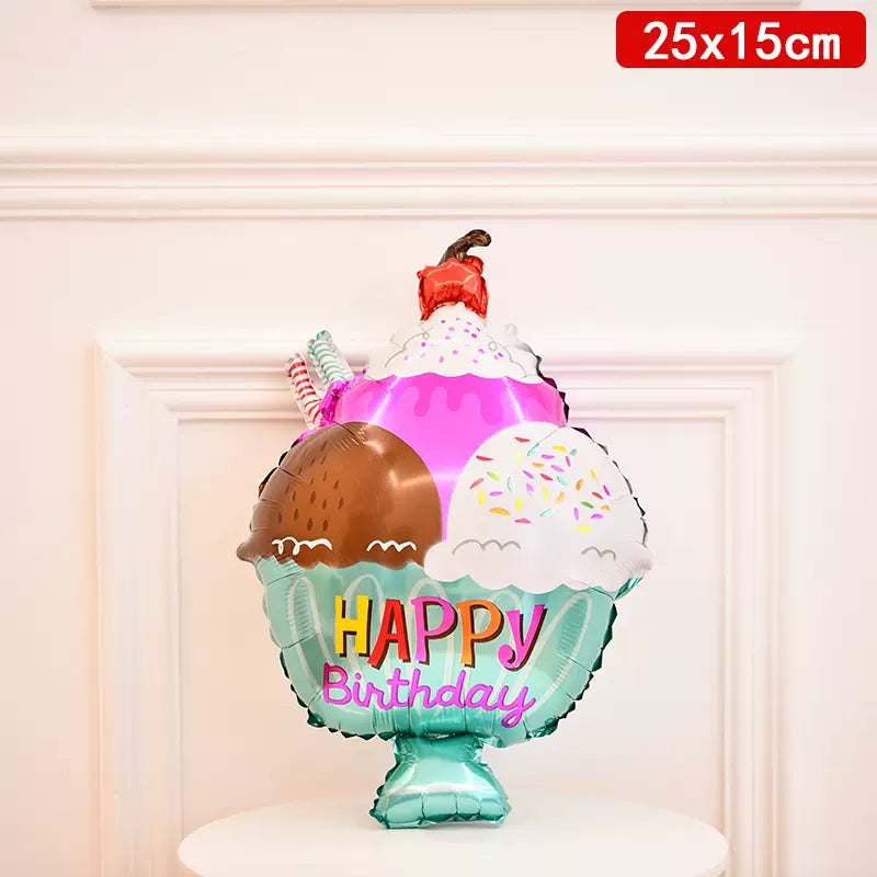 Kate Süßigkeiten Eiscreme aufblasbare Requisiten Set 17pcs - Kate Backdrop.de