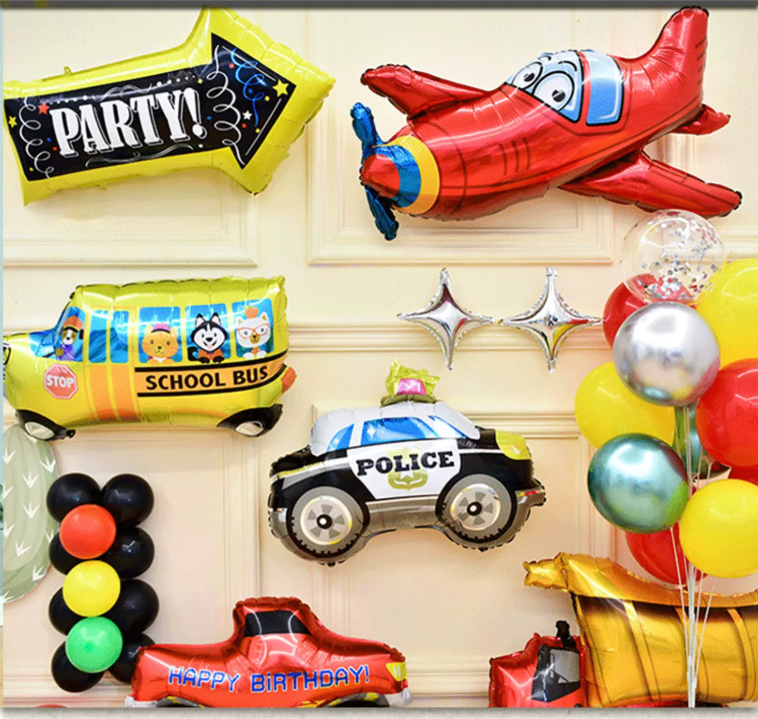 Kate Autos Truck aufblasbare Requisiten Set 14pcs - Kate Backdrop.de