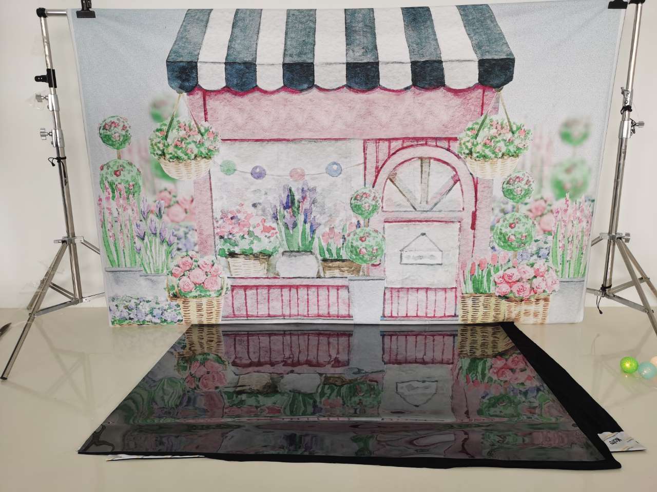 Kate Transparente PVC-Reflexions-Bodenmatte für Cake Smash - Kate Backdrop.de