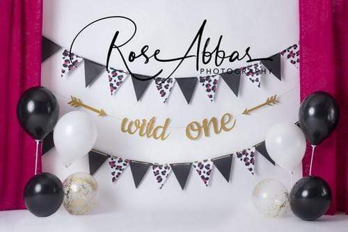 Katebackdrop£ºKate Red Children Wild One Balloons Backdrop Designed By Rose Abbas