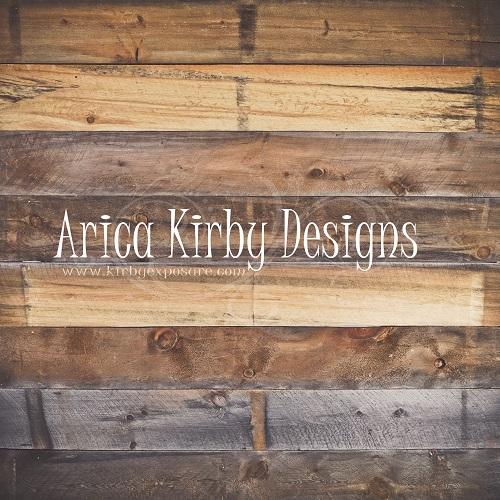 Kate Rustic Barn Wood Wand Kulisse von Arica Kirby entworfen