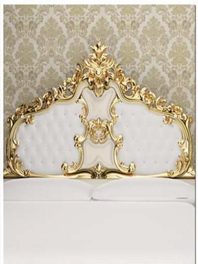 Katebackdrop:Kate Newborn White Golden Headboard Backdrops