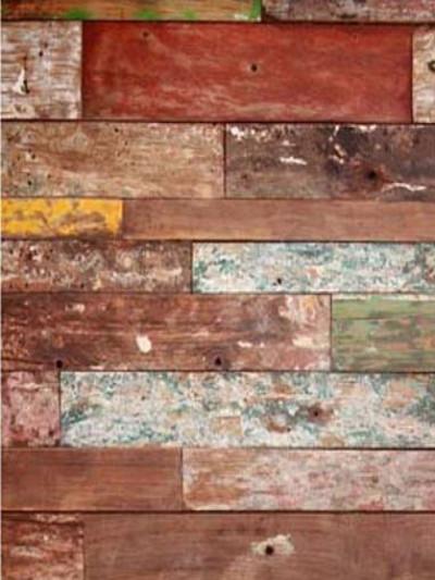 Katebackdrop:Kate Retro Brown Irregular Wooden Wall Background Photo