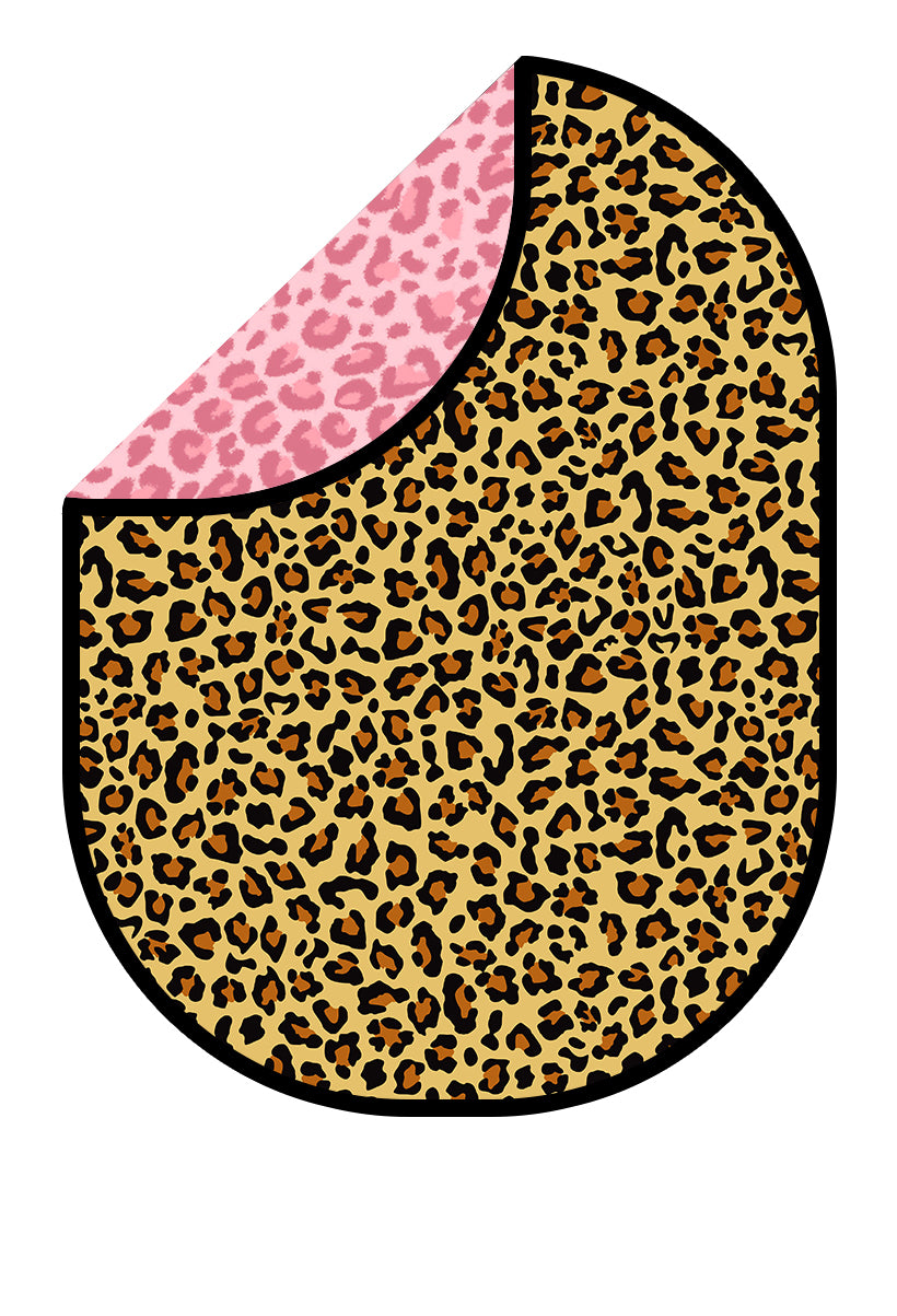 Kate Braun/Rosa Flecken Leopard Print Zusammenklappbarer Hintergrund Fotografie 5X6.5ft(1.5x2m) - Kate Backdrop.de