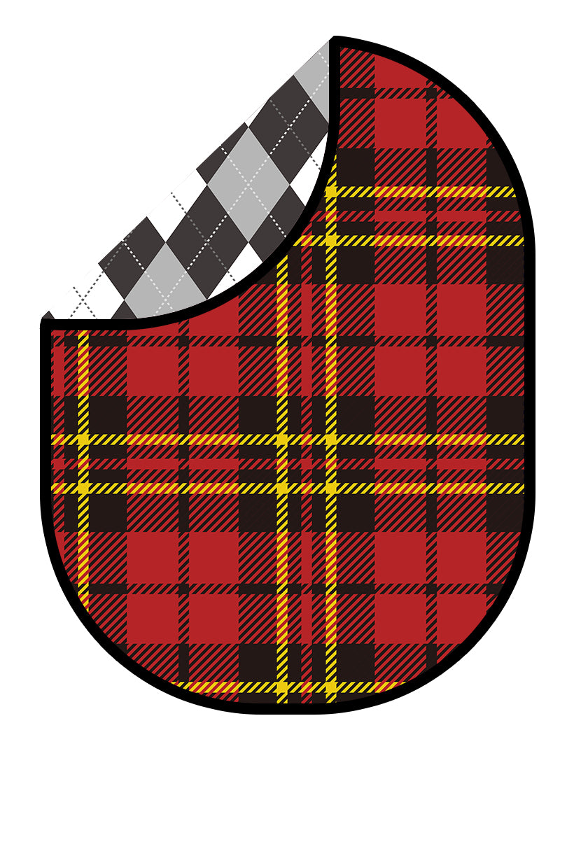 Kate Schwarz Grau/Rot Retro Plaid Zusammenklappbare Hintergrund Fotokulisse 5X6.5ft(1.5x2m) - Kate Backdrop.de