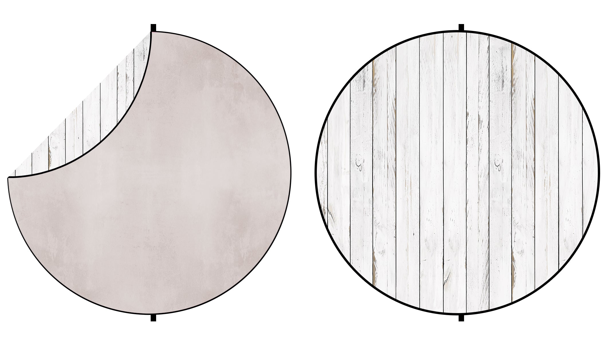 Kate Weißes Holz/Abstract Beige Zusammenklappbare Kulisse Fotografie - Kate Backdrop.de