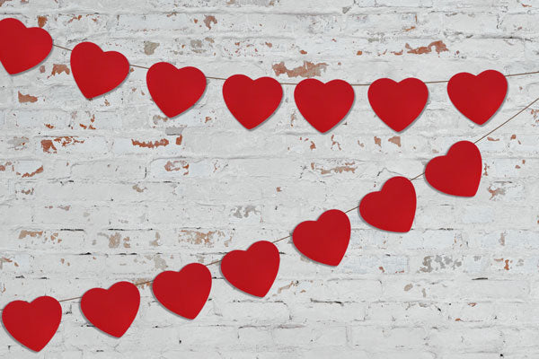 Kate Retro Backstein Valentine Background Entworfen von Jerry_Sina - Kate Backdrop.de