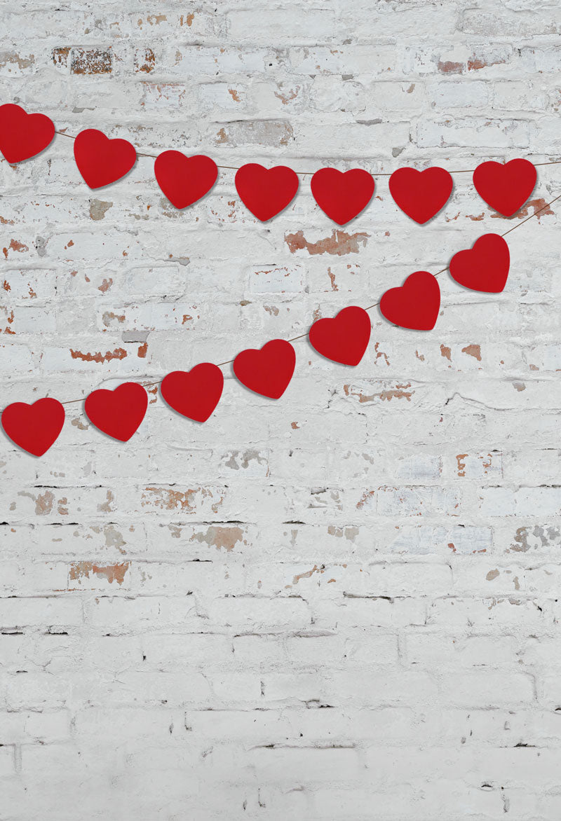 Kate Retro Backstein Valentine Background Entworfen von Jerry_Sina - Kate Backdrop.de