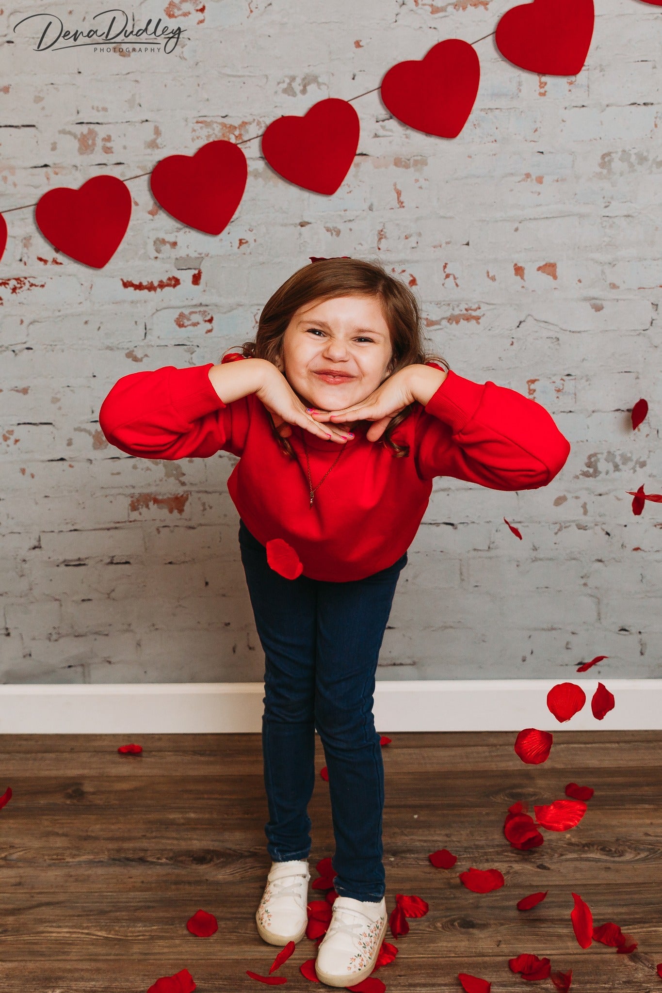 Kate Retro Backstein Valentine Background Entworfen von Jerry_Sina - Kate Backdrop.de