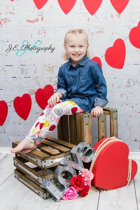 Kate Retro Backstein Valentine Background Entworfen von Jerry_Sina - Kate Backdrop.de