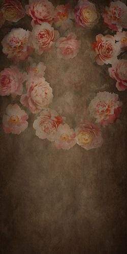 Katebackdrop£ºKate Fine Art Retro Flowers Backdrop Designed By JS Photography