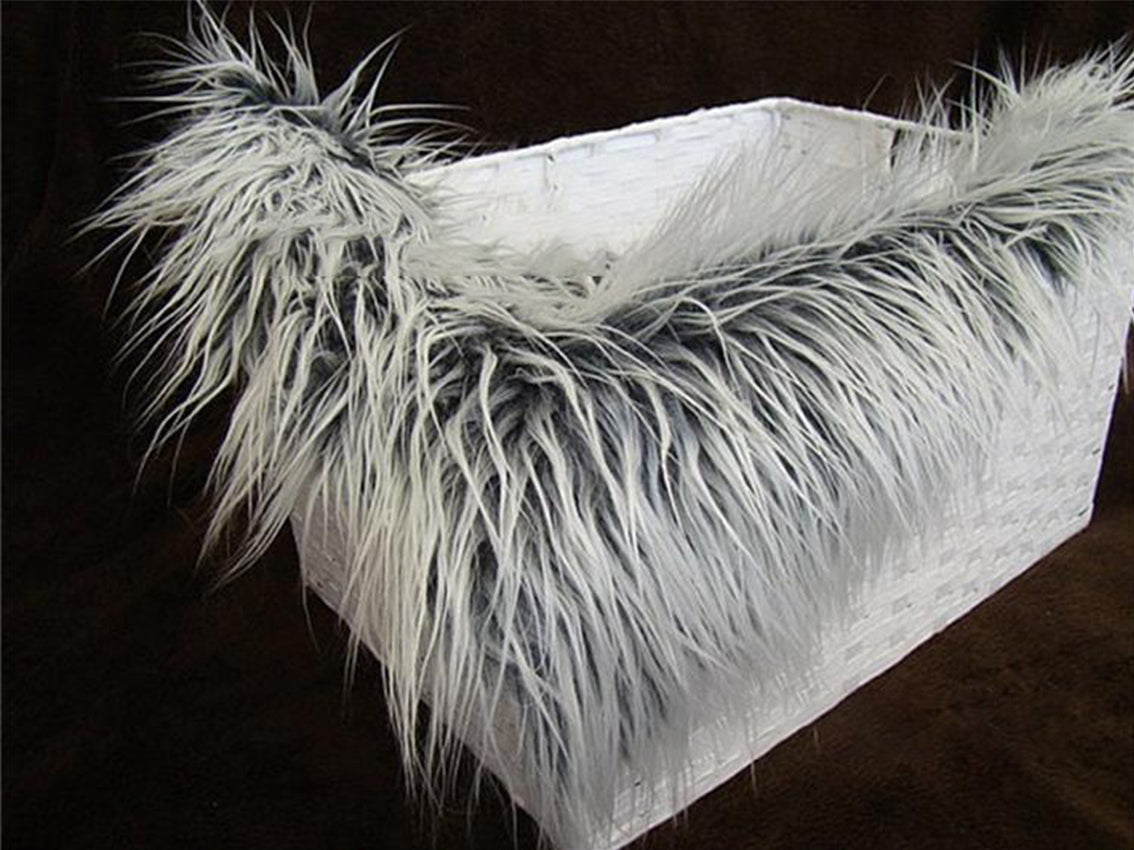 Kate Virous Farbe Lange Kunstfelldecke - Kate Backdrop.de