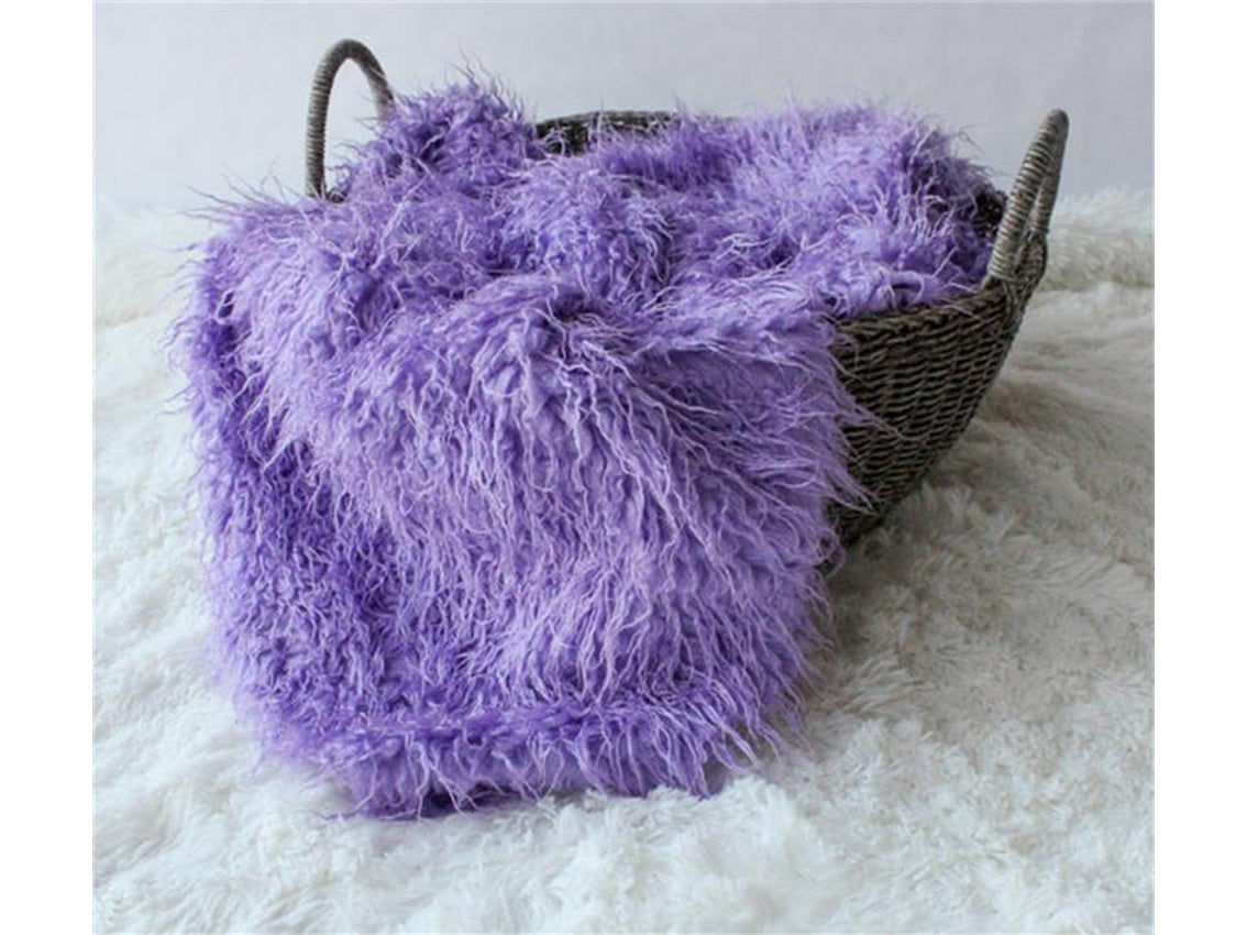 Kate Virous Farbe Lange Kunstfelldecke - Kate Backdrop.de