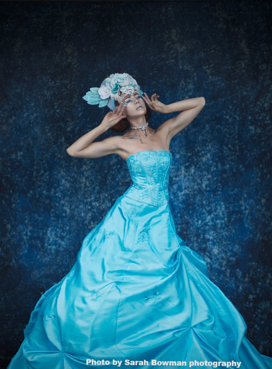Katebackdrop:Kate Deep Blue Texture Backdrops old master