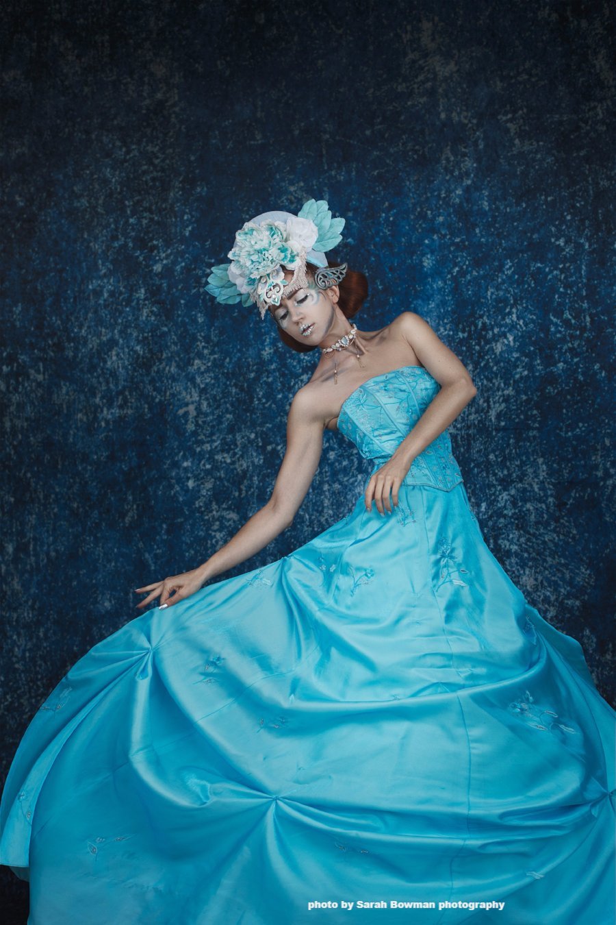 Katebackdrop:Kate Deep Blue Texture Backdrops old master