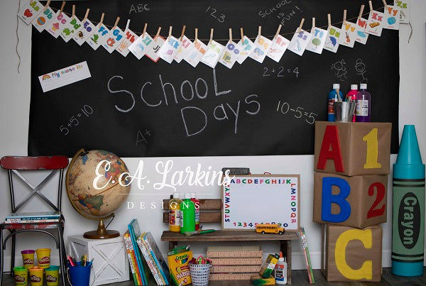 Schultage Kinder Zurück zur Schule Hintergrund