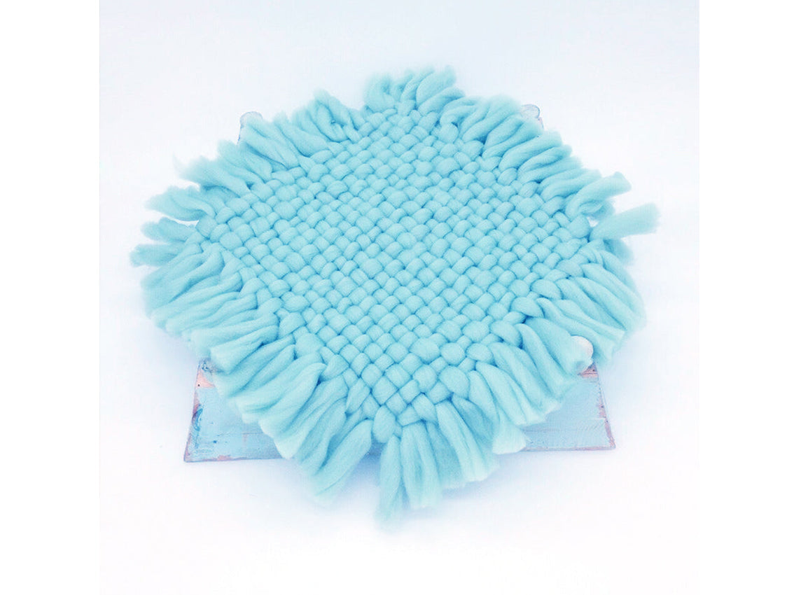 Kate Geflochtene Quaste Neugeborenen-Decke Fotostudio Requisiten Kunstfell-Decke - Kate Backdrop.de