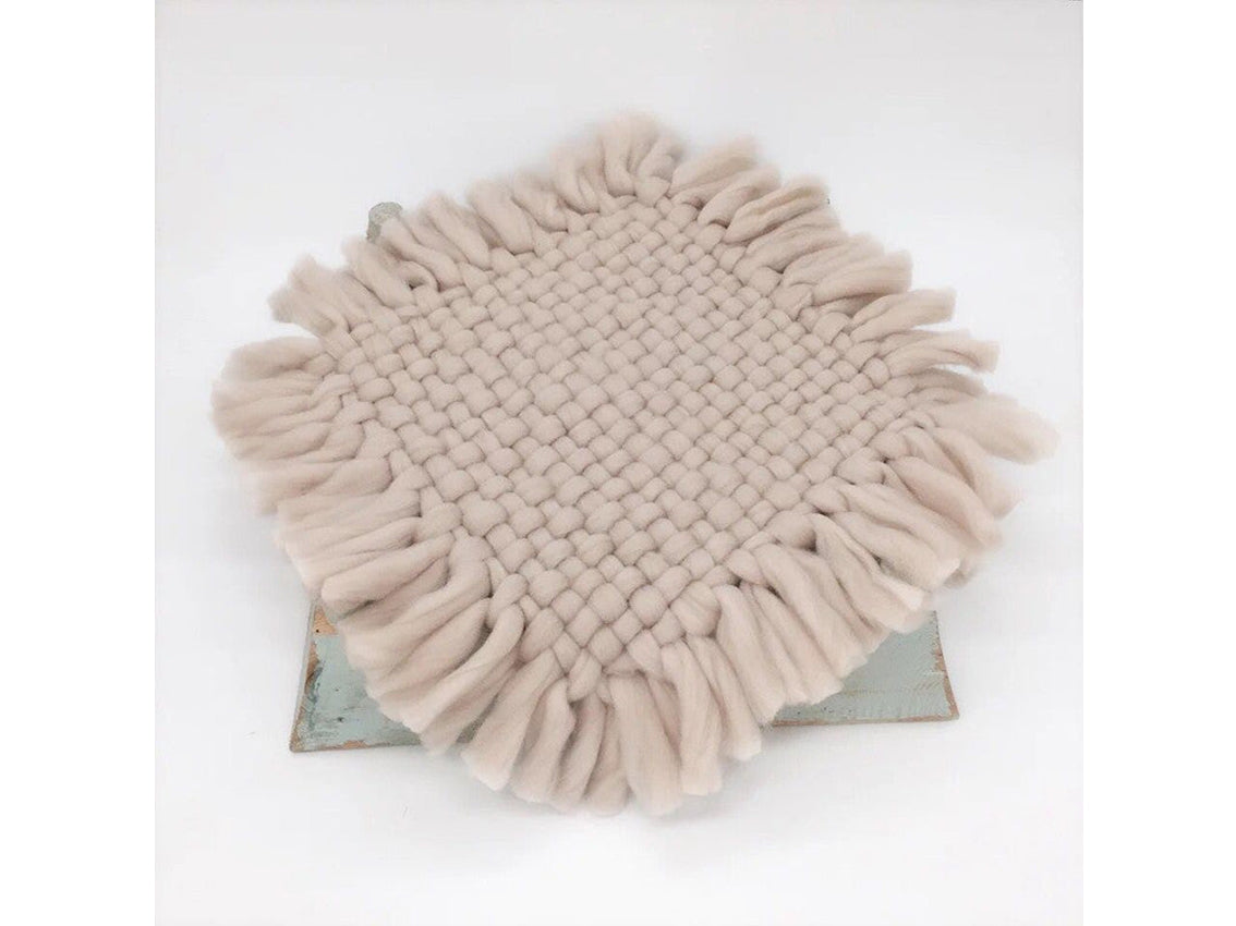 Kate Geflochtene Quaste Neugeborenen-Decke Fotostudio Requisiten Kunstfell-Decke - Kate Backdrop.de