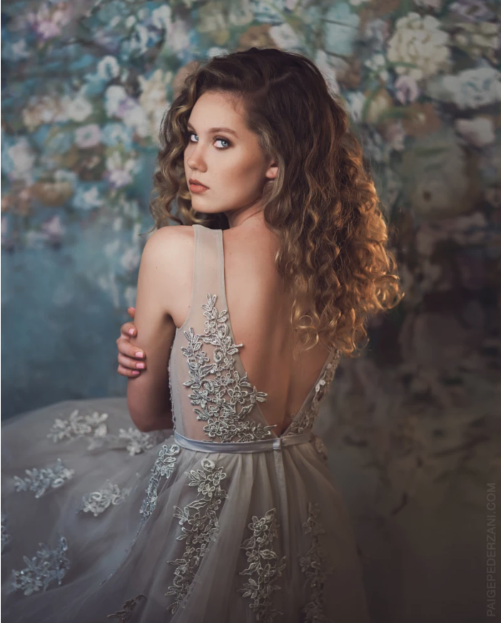 Kate ähnlich Malerei grüner Frühlings Blumen Hintergrund - Kate Backdrop.de