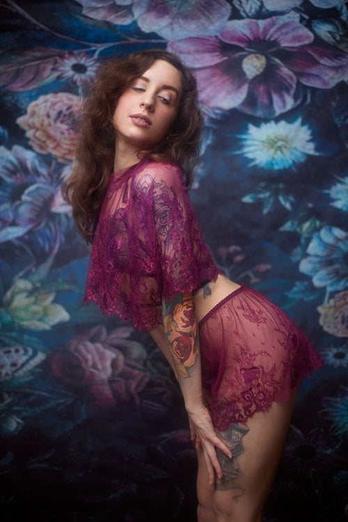 Kate Vintager Rosen-Blumen-Hintergrund für die Fotografie entworfen von Avion Photography - Kate Backdrop.de