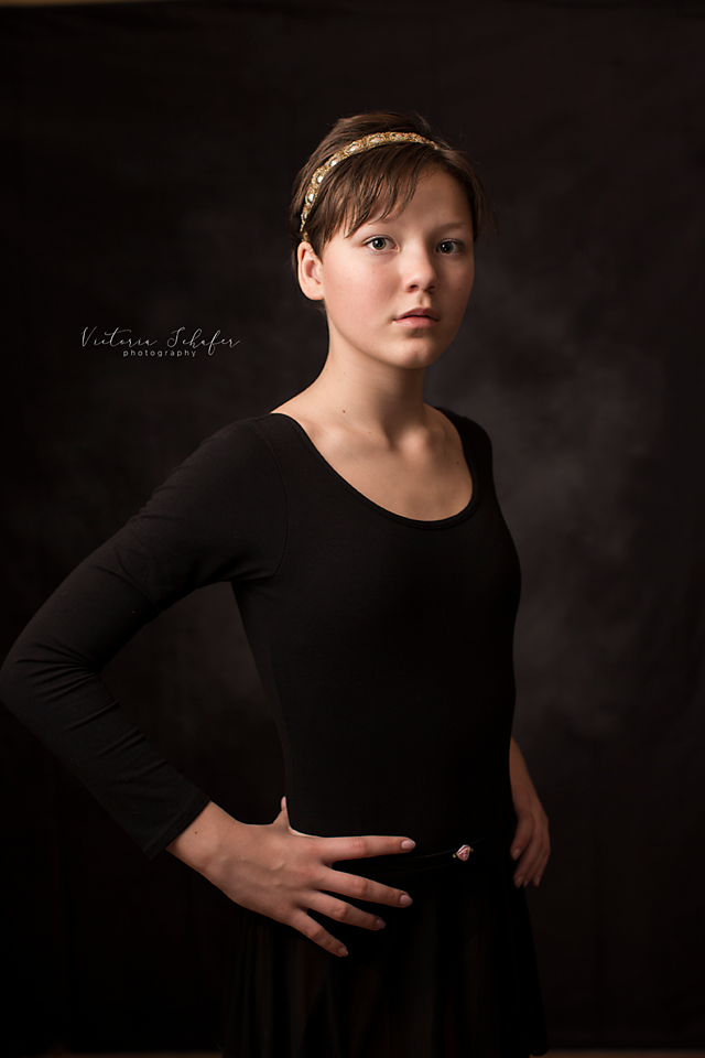 Kate Kaltes schwarzes und graues Texture Unscharf Hintergrund Porträt - Kate Backdrop.de