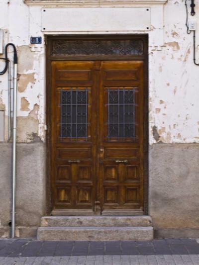 Katebackdrop:Kate Retro Wall Brown Door Backdrop Photography Shoot