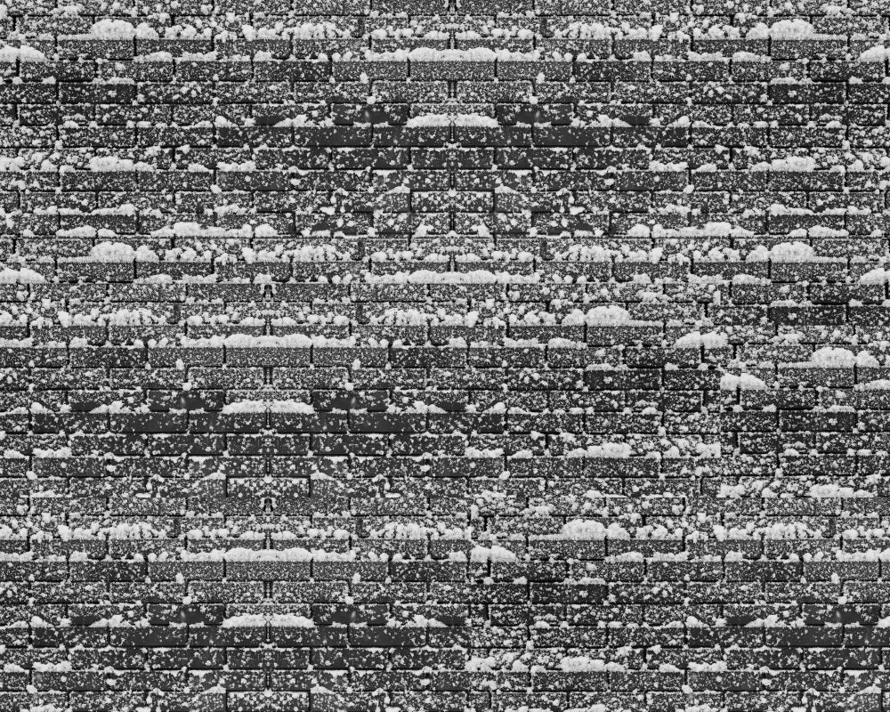 Kate Schnee Grau Backstein Wand Bodenmatte - Kate Backdrop.de