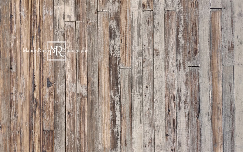 Kate Braunes und graues strukturiertes vertikales Holz Gummimatte von Mandy Ringe Photography - Kate Backdrop.de