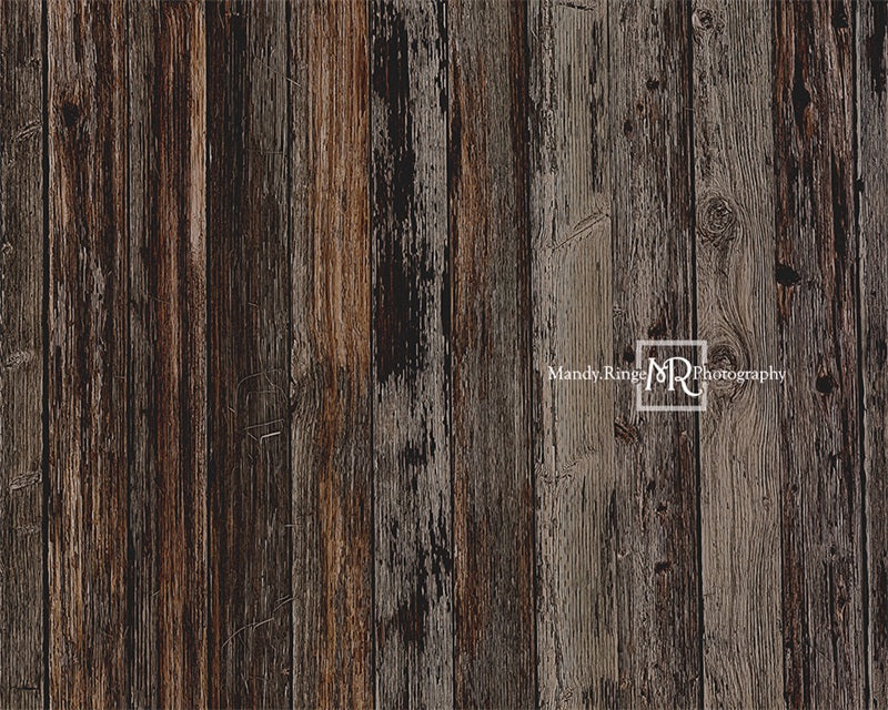 Kate Gummifußmatte Holz dunkel strukturiert von Mandy Ringe Photography