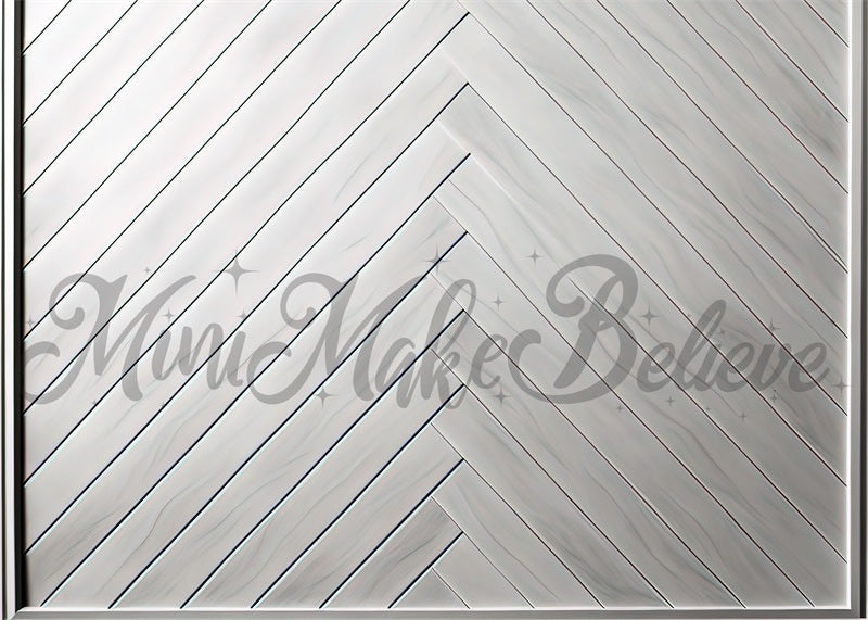 Kate Weiße Parkettbodenmatte für Fotografie von Mini MakeBelieve - Kate Backdrop.de