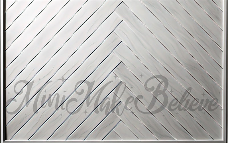 Kate Weiße Parkettbodenmatte für Fotografie von Mini MakeBelieve - Kate Backdrop.de