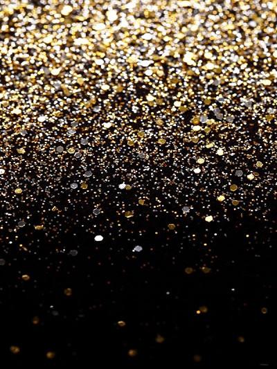 Katebackdrop:Kate Golden Glitter Backdrop And Black Glitter For Party Photography