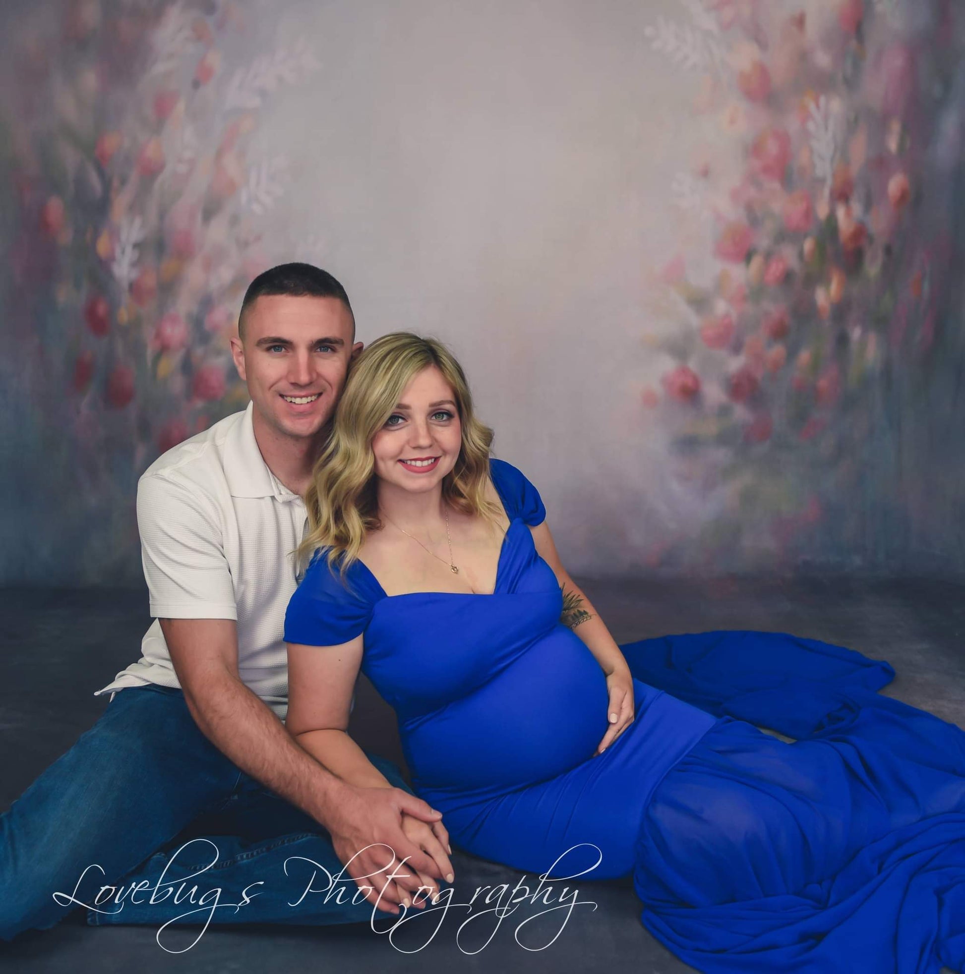 Kate Kombibackdrop retro abstrakte Blumen Hintergrund - Kate Backdrop.de