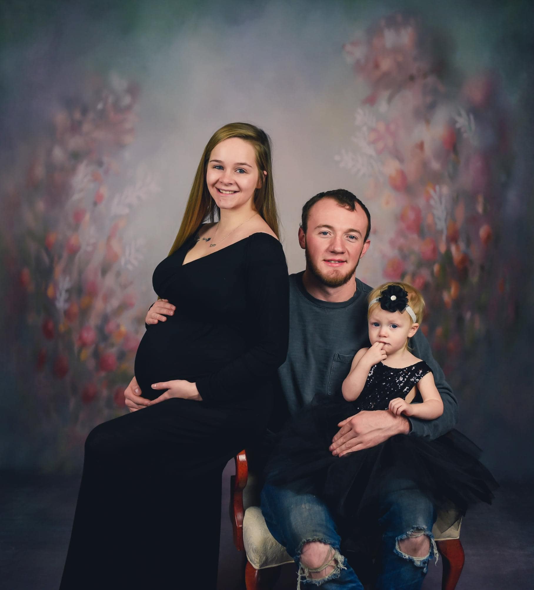 Kate Kombibackdrop retro abstrakte Blumen Hintergrund - Kate Backdrop.de