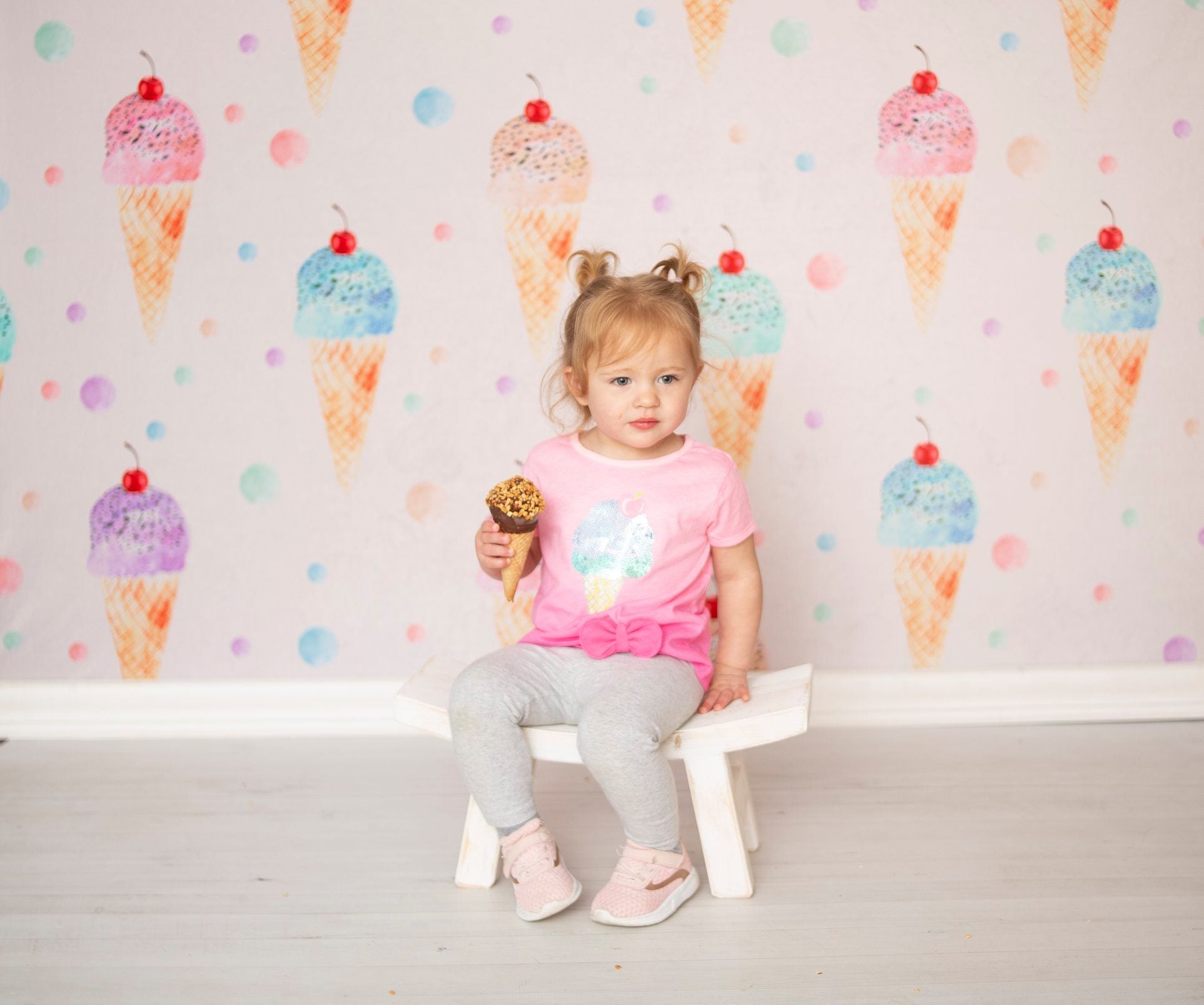 Kate Beige Netter Eis-Muster-Hintergrund für Fotografie von Jerry_Sina - Kate Backdrop.de