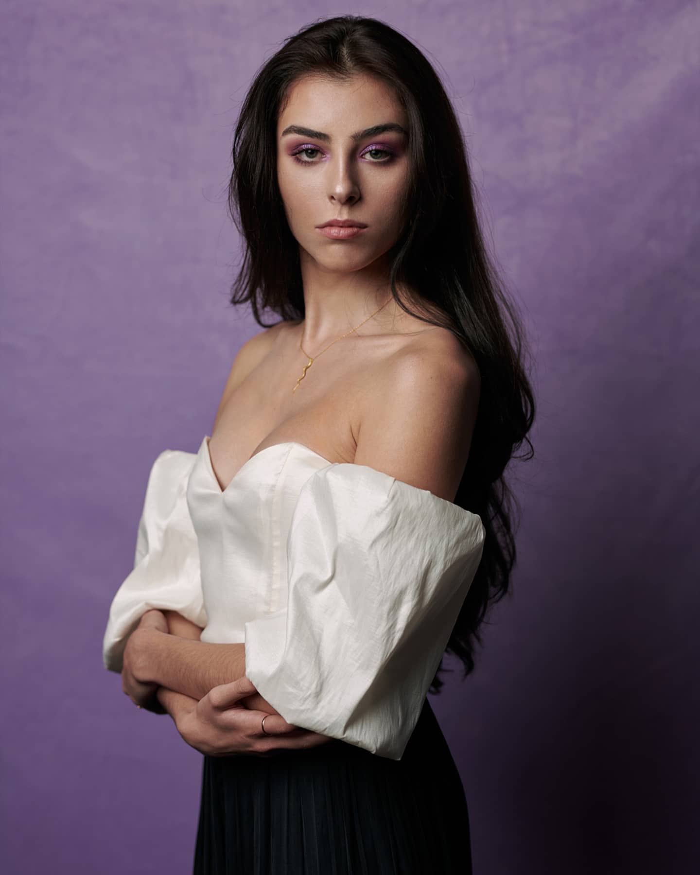 Kate Soft Purple Texture Backdrop von Veronika Gant entworfen - Kate Backdrop.de