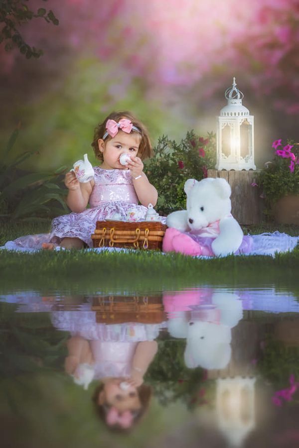 Kate Frühlingsrosa Blumenhintergrund für Fotografie Entworfen von Lisa Granden - Kate Backdrop.de