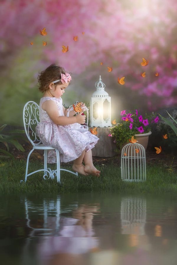 Kate Frühlingsrosa Blumenhintergrund für Fotografie Entworfen von Lisa Granden - Kate Backdrop.de